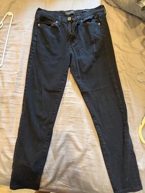 Banana Republic Black High-Rise Skinny Jeans